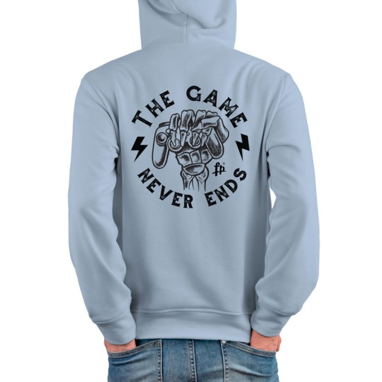 THE GAME NEVER ENDS (Κουκούλα Unisex)