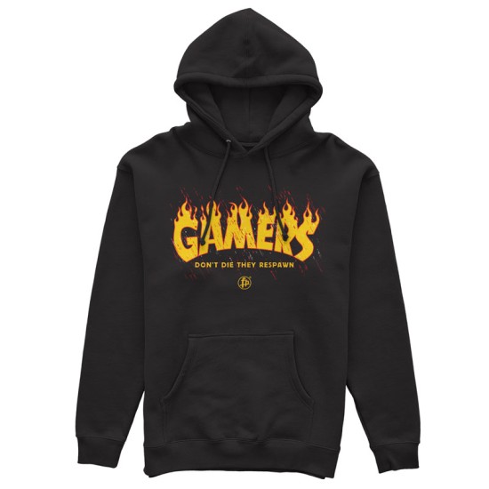 GAMERS DON'T DIE THEY RESPAWN (Κουκούλα Unisex)