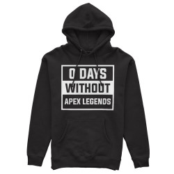 0 DAYS WITHOUT APEX LEGENDS (Κουκούλα Unisex) 0 DAYS WITHOUT APEX LEGENDS (Κουκούλα Unisex)