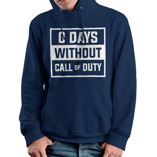0 DAYS WITHOUT CALL OF DUTY (Κουκούλα Unisex)