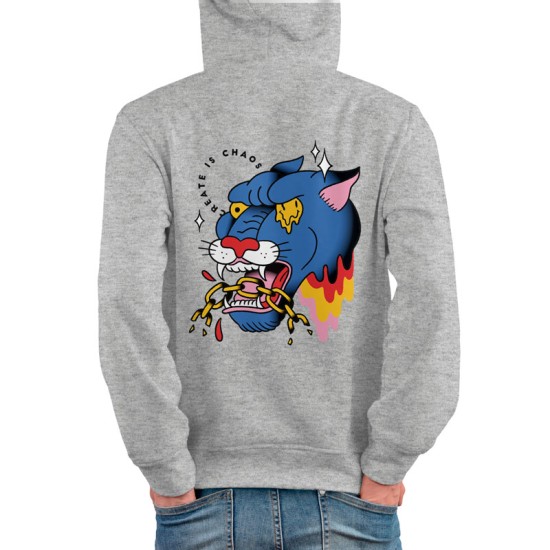 Trippy panther tattoo - (Κουκούλα Unisex) Trippy panther tattoo - (Κουκούλα Unisex)