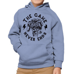 THE GAME NEVER ENDS (Φούτερ Κουκούλα Παιδική Unisex) THE GAME NEVER ENDS (Φούτερ Κουκούλα Παιδική Unisex)