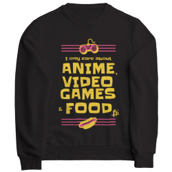 anime & video games (Φούτερ Unisex)