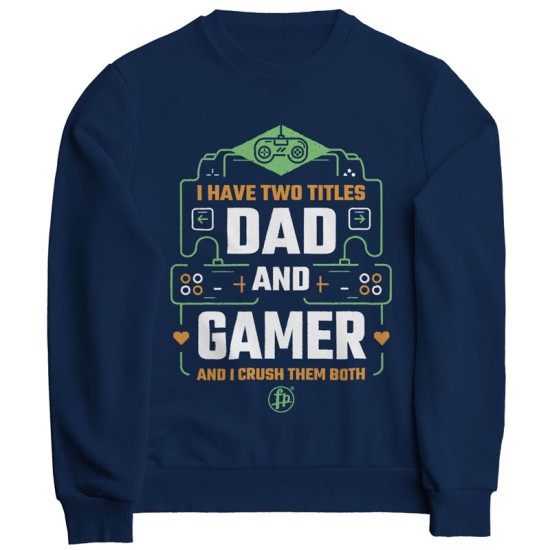 DAD AND GAMER (Φούτερ Unisex)
