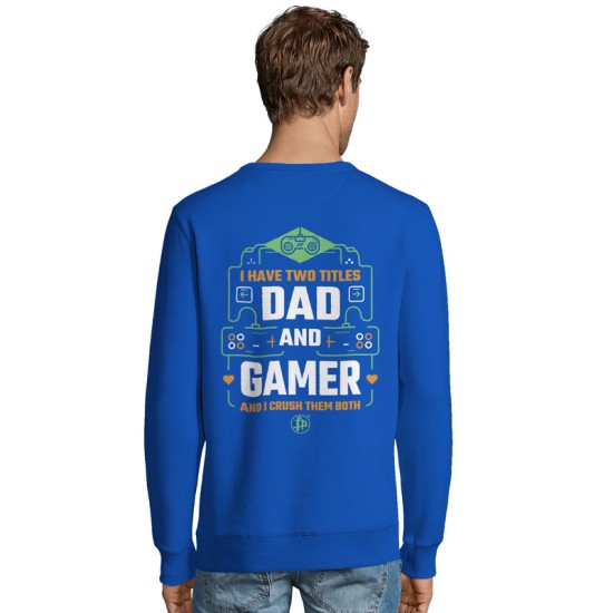 DAD AND GAMER (Φούτερ Unisex)