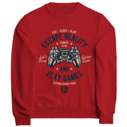 ESCAPE REALITY PLAY GAMES (Φούτερ Unisex) ESCAPE REALITY PLAY GAMES (Φούτερ Unisex)