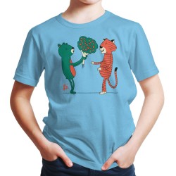 BEAR TIGER FLOWERS (Κοντομάνικο Παιδικό)