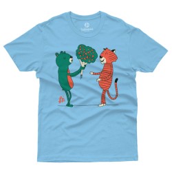 BEAR TIGER FLOWERS (Κοντομάνικο Παιδικό)