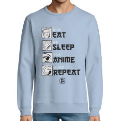 Eat Sleep Anime Repeat (Φούτερ Unisex) Eat Sleep Anime Repeat (Φούτερ Unisex)
