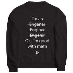 I'm Good With Math (Φούτερ Unisex) I'm Good With Math (Φούτερ Unisex)