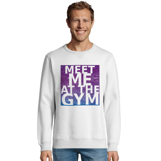 MEET ME AT THE GYM (Φούτερ Unisex)