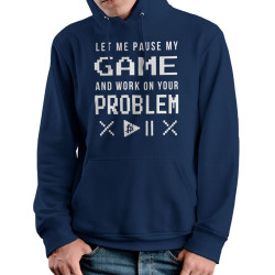 PAUSE MY GAME (Κουκούλα Unisex) PAUSE MY GAME (Κουκούλα Unisex)