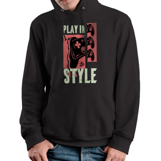 PLAY IN STYLE (Κουκούλα Unisex)