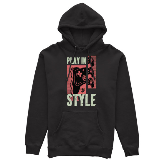 PLAY IN STYLE (Κουκούλα Unisex)