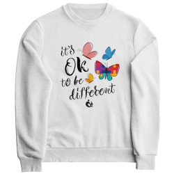 Be different - Butterflies - Κέντρο παιδιού & Εφήβου (Φούτερ Unisex) Be different - Butterflies - Κέντρο παιδιού & Εφήβου (Φούτερ Unisex)