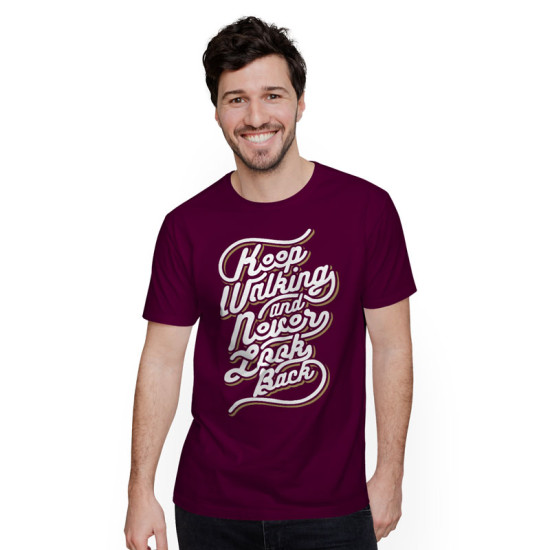 Keep Walking Quote T-Shirt (Κοντομάνικο Ανδρικό / Unisex)