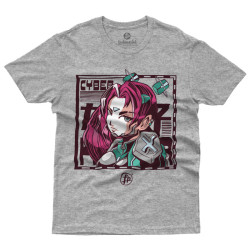 Cyber girl anime science fiction t-shirt (Κοντομάνικο Ανδρικό / Unisex) Cyber girl anime science fiction t-shirt (Κοντομάνικο Ανδρικό / Unisex)
