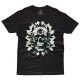 Skull with flowers and leaves (Skomaniko Men / Unisex)