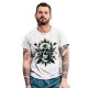 Skull with flowers and leaves (Skomaniko Men / Unisex)