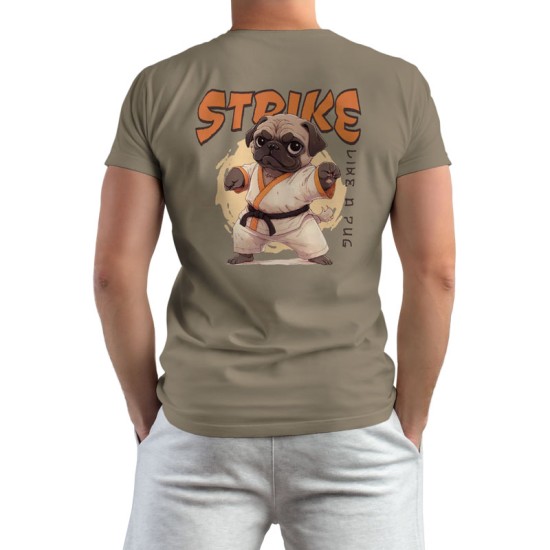 Strike like a pug (Κοντομάνικο Ανδρικό / Unisex) Strike like a pug (Κοντομάνικο Ανδρικό / Unisex)