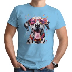 Colorful Dalmatian Dog (Κοντομάνικο Ανδρικό / Unisex)
