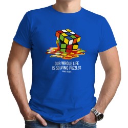 Rubik's Cube melting (Κοντομάνικο Ανδρικό / Unisex)