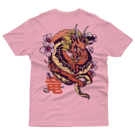 Blossom Dragon - Double Sided T-shirt (Κοντομάνικο Ανδρικό / Unisex)