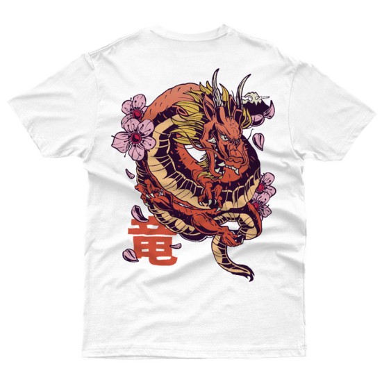 Blossom Dragon - Double Sided T-shirt (Κοντομάνικο Ανδρικό / Unisex)