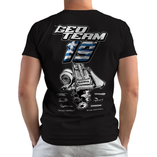 GEO TEAM 19 - BARRA ENGINE - Double Sided T-shirt (Κοντομάνικο Ανδρικό / Unisex) GEO TEAM 19 - BARRA ENGINE - Double Sided T-shirt (Κοντομάνικο Ανδρικό / Unisex)