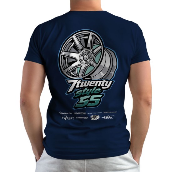 TEAM 19 - STYLE 55 - Double Sided T-shirt (Κοντομάνικο Ανδρικό / Unisex)