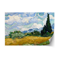 Van Gogh - Wheat Field with Cypresses (Αφίσα) Van Gogh - Wheat Field with Cypresses (Αφίσα)