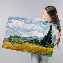 Van Gogh - Wheat Field with Cypresses (Αφίσα) Van Gogh - Wheat Field with Cypresses (Αφίσα)
