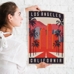 Los Angeles city buildings (Αφίσα) Los Angeles city buildings (Αφίσα)