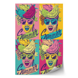 Pop art summer girl (Αφίσα) Pop art summer girl (Αφίσα)