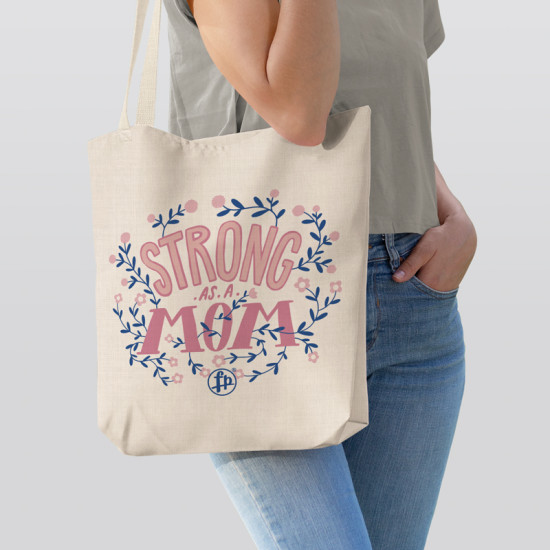 Strong as a mom (Τσάντα Αγοράς) Strong as a mom (Τσάντα Αγοράς)